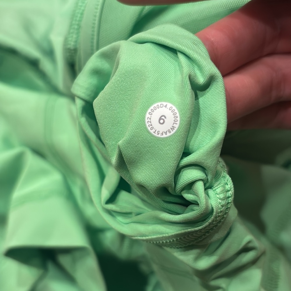 Lululemon Hotty Hot High-Rise Skirt Skort Long Scream Green Light 6 - Picture 16 of 16